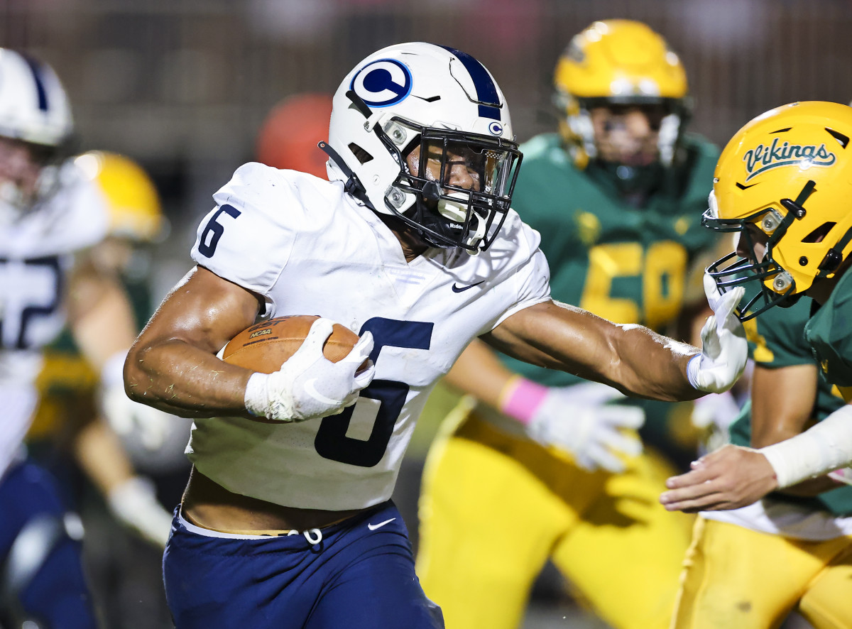 Bryson Donelson leads the state with 55 total touchdowns scored.
